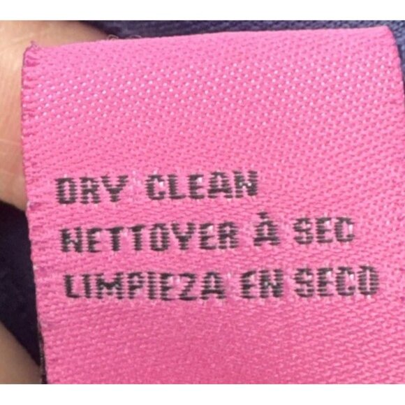 Betsey Johnson Women’s Navy Zip Front White Trim Pleated Sleeveless Dress Sz 10 - Picture 10 of 10